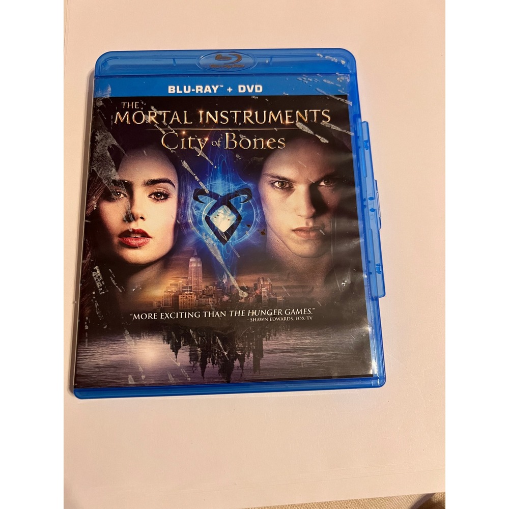 The Mortal Instruments City of Bones Blu-ray DVD 2-Disc Set Fantasy Lily Collins